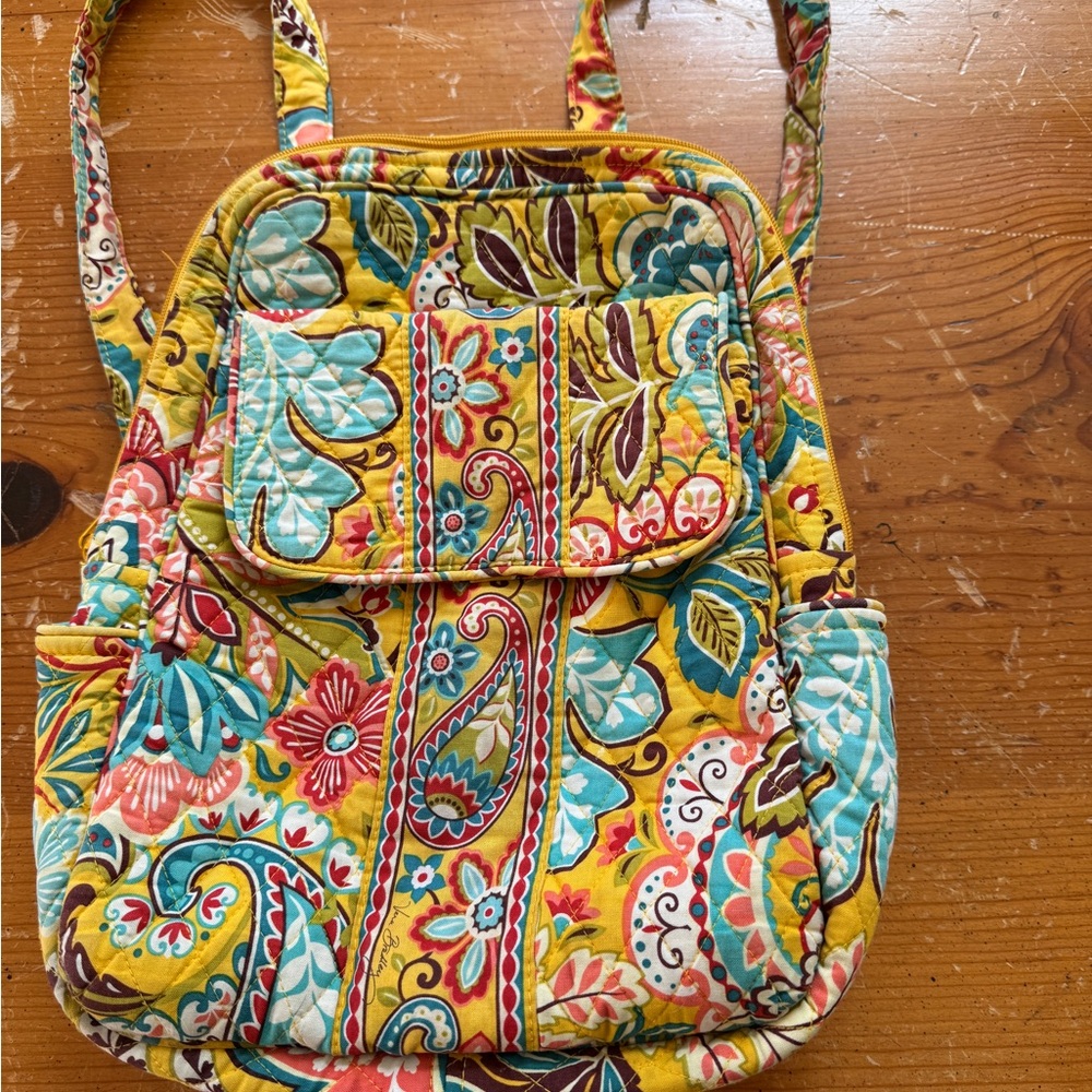 Vera Bradley Provençal Paisley Quilted Backpack